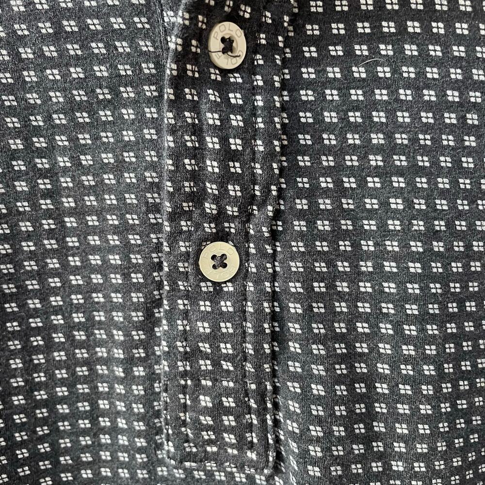 Ralph Lauren Polo Golf Knit Patterned Polo Shirt Mens Large Casual Preppy - Picture 2 of 3